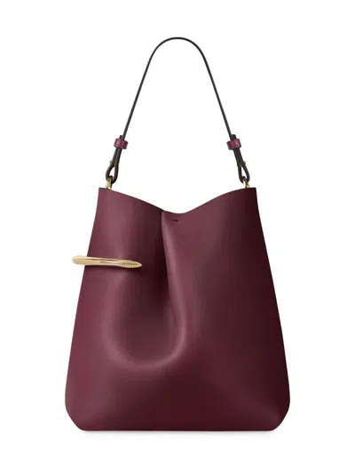 Givenchy Women's Pinch Me Pouch In Nappa Leather In Purple