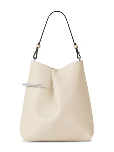 Givenchy Women's Pinch Me Pouch In Nappa Leather In White