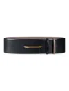 Givenchy Pinch Reversible Belt In Leather In Black