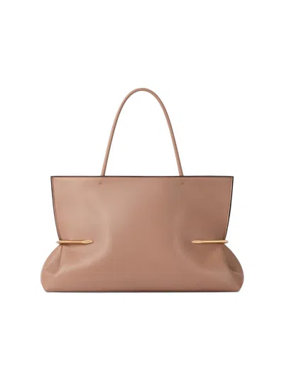 Givenchy Women's Pinch Squeezed Horizontal Tote Bag In Nappa Leather In Pink