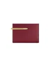 Givenchy Pinch Leather Wallet In Burgundy