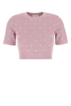 Givenchy Logo-embroidered Crewneck Sweater In Pink