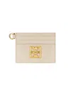 GIVENCHY WOMEN'S PLAGE 4G CARD HOLDER IN BOX LEATHER