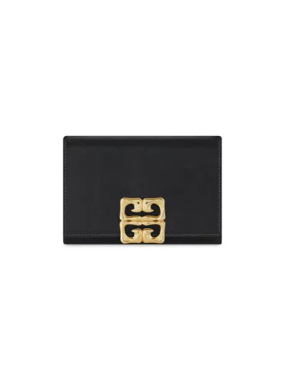 Givenchy Women's Plage 4g Wallet In Box Leather In Black