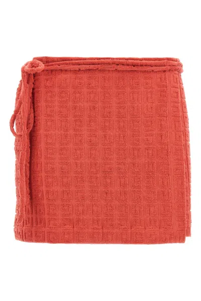Givenchy Plage Capsule Wrap Skirt Skirts Red