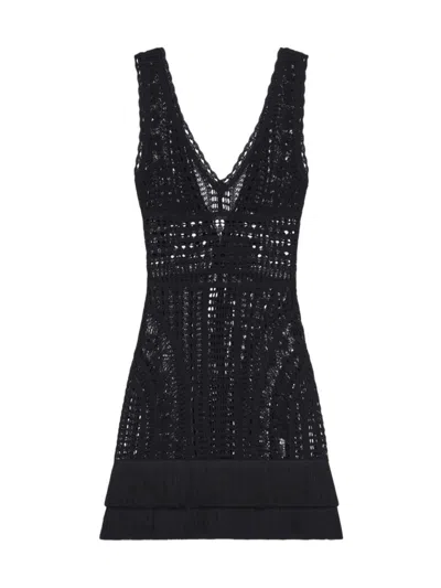 Givenchy Women's Plage Dress In Crochet In Black