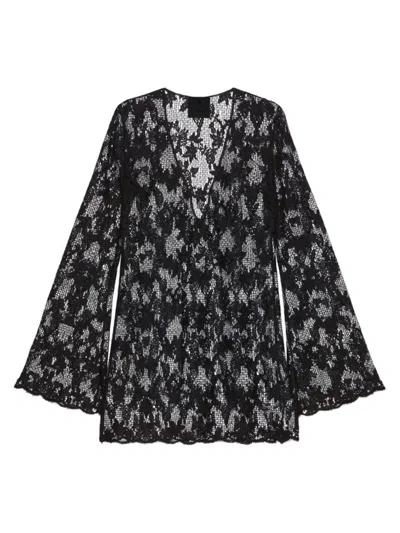 Givenchy Women's Plage Dress In Lace With 4g Detail In Black
