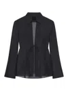 GIVENCHY WOMEN'S PLAGE SHIRT IN SILK AND LINEN