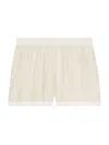 GIVENCHY WOMEN'S PLAGE SHORTS IN SILK AND LINEN