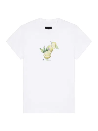 Givenchy Women's Plage Slim Fit T-shirt In Cotton With 4g Detail In White
