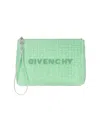 Givenchy Women's Plage Travel Pouch In 4g Cotton Towelling In Green