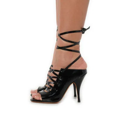 Givenchy Women's Podium Patent Sandal 10 In Black