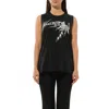 Givenchy Women's Podium Sleeveless T-shirt Black In Black