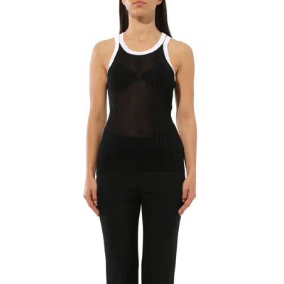 Givenchy Women's Podium Sleeveless Tops In Black/white