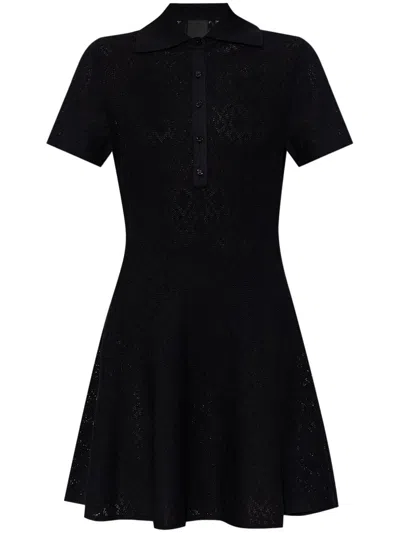 Givenchy Women Polo-neck Short Sleeves Dress In Black