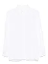 Givenchy Oversized Shirt In Poplin With Open Back