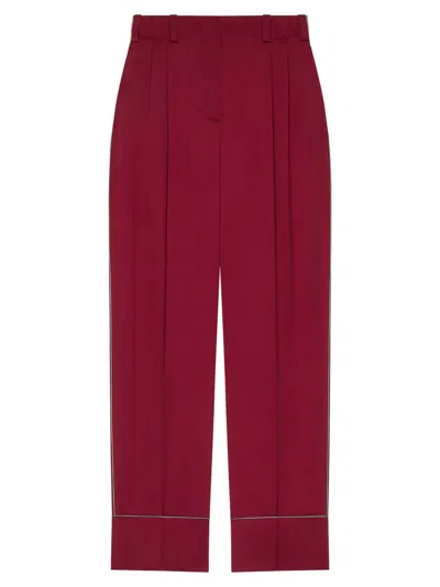 Givenchy Women's Pyjama Pants In Silk In Red
