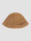 Givenchy Women's Raffia-effect Bob Hat In Brown