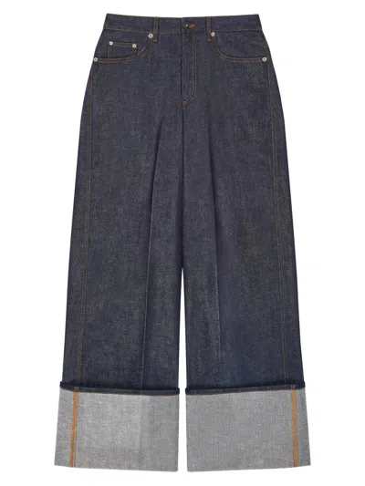 Givenchy Raw Denim Jeans In Blue