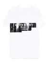 Givenchy Cotton T-shirt With Tape Print Clothing In Multi