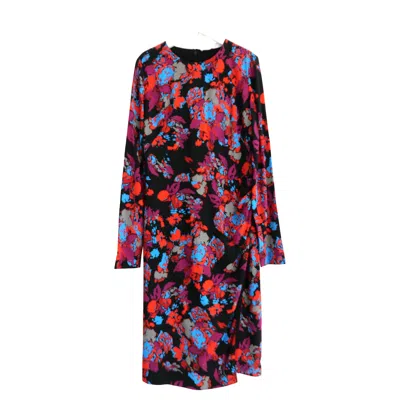 Pre-owned Givenchy Women's Resort 2019 Black Floral Dress, Size Fr38/uk10