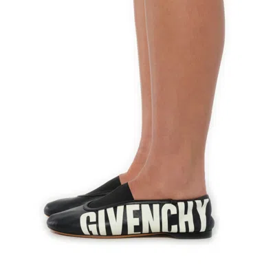 Givenchy Women's Rivington Elastic Slipper In Black/white