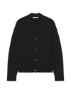 Givenchy Slashed Cardigan In Wool In Black