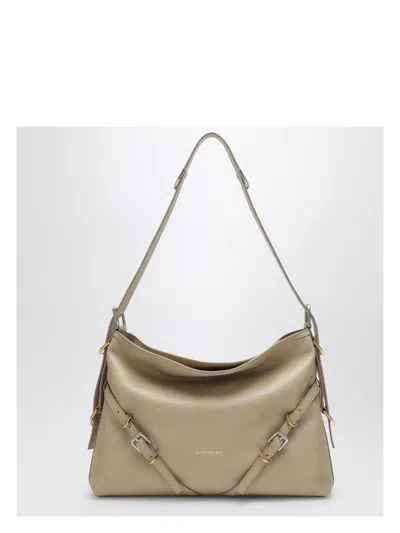 Givenchy Women's Sand Leather Medium Voyou Shoulder Bag