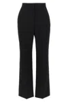 Givenchy Wool Trousers With High Waist And Wide Leg In Black