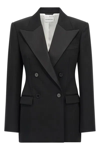 GIVENCHY GIVENCHY WOMEN SATIN LAPEL BLAZER