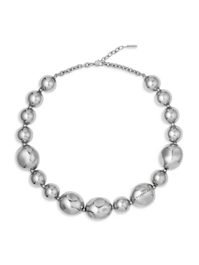 Givenchy Women's Sculpted Gem Necklace In Metal In Animal Print