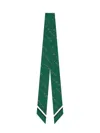 Givenchy Shadow Logo-print Headband Scarf In Green