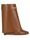 Givenchy Shark Pinch Mini Ankle Boots In Brown