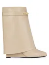 Givenchy Women's Shark Ankle Boots In Leather In Neutral