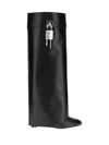Givenchy High-heeled Boots With Structured Silhouette And Decorative Detail In Black