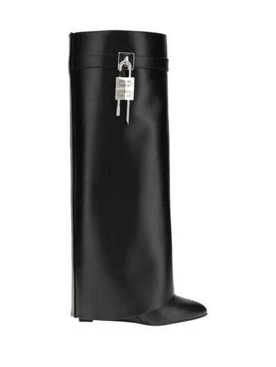 Givenchy Women Shark Lock Boots In Black