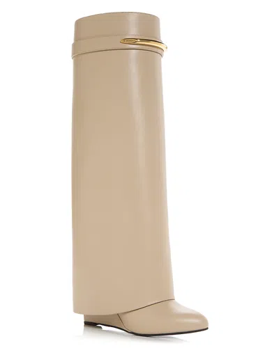 Givenchy Women's Shark Tall Boots In Neutral