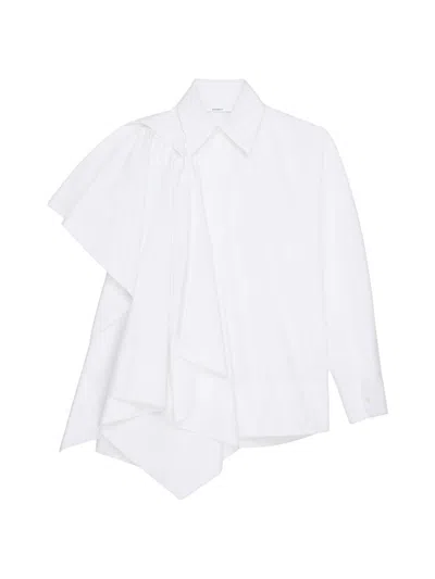 Givenchy Women's Shirt In Poplin With Bow In White