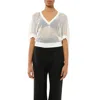 Givenchy Women's Short Sleeve Sweatshirter In White