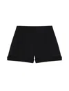 Givenchy Tailored Pleated Wool Shorts Pockets In Black