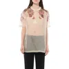 Givenchy Women's Silk Top In Pink