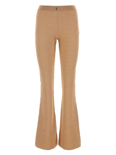 GIVENCHY WOMEN'S SKIN JACQUARD FLARED LEG PANT