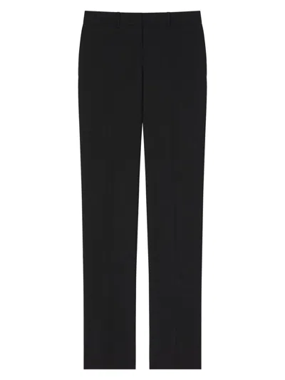 Givenchy Pantalon Skinny En Laine Et Mohair In Black