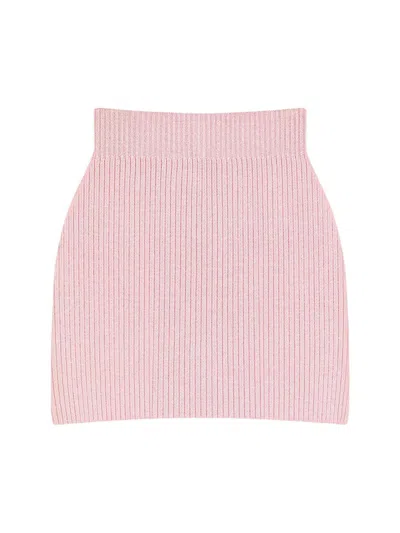 Givenchy Women's Skirt In Wool With Paris 1952 In Pink