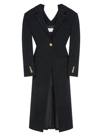 GIVENCHY WOMEN'S SLASHED COAT IN WOOL
