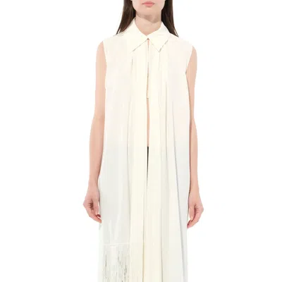 Givenchy Women's Sleeveless Shirt In White