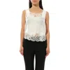 Givenchy Women's Sleeveless Tops In White