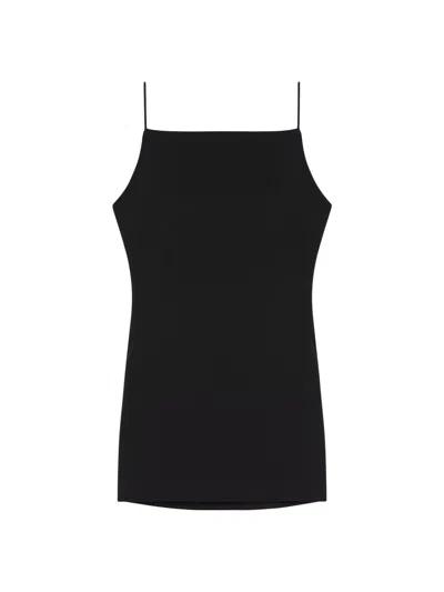 Givenchy Women's Sliced Mini Dress In Crepe Cady In Black
