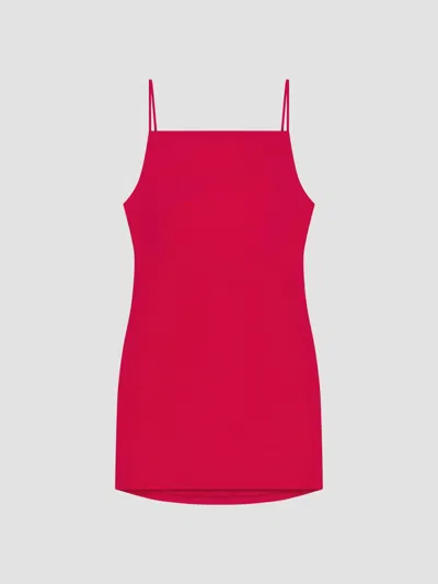 Givenchy Women's Sliced Mini Dress In Crepe Cady In Red