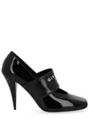 Givenchy Square Toe Patent Pumps In Black